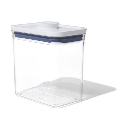 OXO POP 1.7qt Plastic Rectangle Tall Airtight Food Storage Container Clear