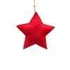 SEVOBAL Tree Ornaments Set of 6 Embroidered Star Hanging Ornaments, Glittering Snowflake Christmas Tree Decorations, Multicolored, 5"*1.75"*5" - 4 of 4