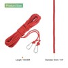 Unique Bargains Hollow Braided Polypropylene Anchor Rope with Hook for Marine Life Boat - 2 of 4