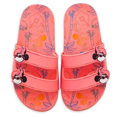 Girls' Minnie Mouse Slide Sandals - 9-10 - Disney Store