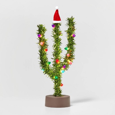 Cactus LED Tinsel Tree - Wondershop™