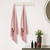 Unique Bargains Cotton Highly Absorbent Quick Dry & Lightweight Bath Towels 2 Packs - 4 of 4