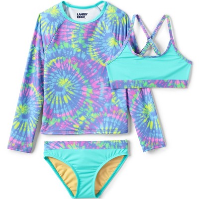 BAOHULU Toddlers & Big Girls Swimsuit Two-Piece Tankini UPF 50+ UV Protective, 3