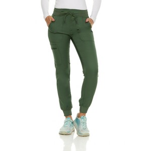 Medichic Women's Stretch Six Pocket Cargo Jogger Scrub Pants - 1 of 4