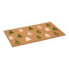 HomeRoots 24" X 36" Brown Green And White Christmas Trees Outdoor Coir Door Mat - 4 of 4