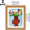 Americanflat Kids Art Frame 10x12.5 inches with 8.5x11 inches Mat - Composite Wood And Glass (2 Pack) - 2 of 4