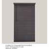 Home Basics Cordless 2-inch Embossed Faux Wood Blind Distressed Brown Oak - 2 of 4