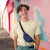 Dalix Fanny Pack w/ 3 Pockets Traveling Concealment Pouch Airport Money Bag - 3 of 4