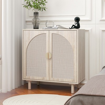 Storage Cabinet, Storage Cabinets With 2 Doors Enough Storage Space Adjustable Shelf For Dining Room Living Room Kitchen Corridor Home Office