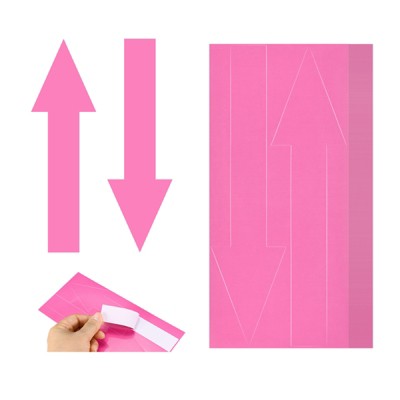 Unique Bargains PVC Self Adhesive Waterproof Office Marking Arrow Sticker 40 Pcs