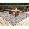 Liora Manne Malibu  Indoor/Outdoor Rug  Charcoal.. - 2 of 4