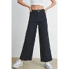 Women's Wide Leg Trouser Pants - Buttermelon - 2 of 4