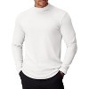 COOFANDY Mens Mock Turtleneck Long Sleeve Shirts Basic Thermal Turtle Neck Undershirt Lightweight Pullover Sweaters Top - 2 of 4