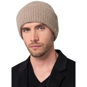 Style Republic Men's Chunky Knit Beanie - Nougat - 1 of 2