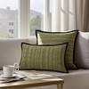 REGALWOVEN Fade-Resistant Chenille Herringbone Modern Decorative Throw Pillow Covers 2 Pcs - 2 of 4