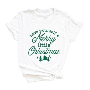 Simply Sage Market Women's Merry Little Christmas Trees Short Sleeve Graphic Tee - 1 of 3