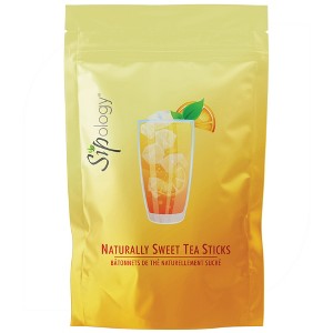 Sipology Naturally Sweet Iced Tea Strawberry Orange 10 Pack, Caffeine-Free - 1 of 4