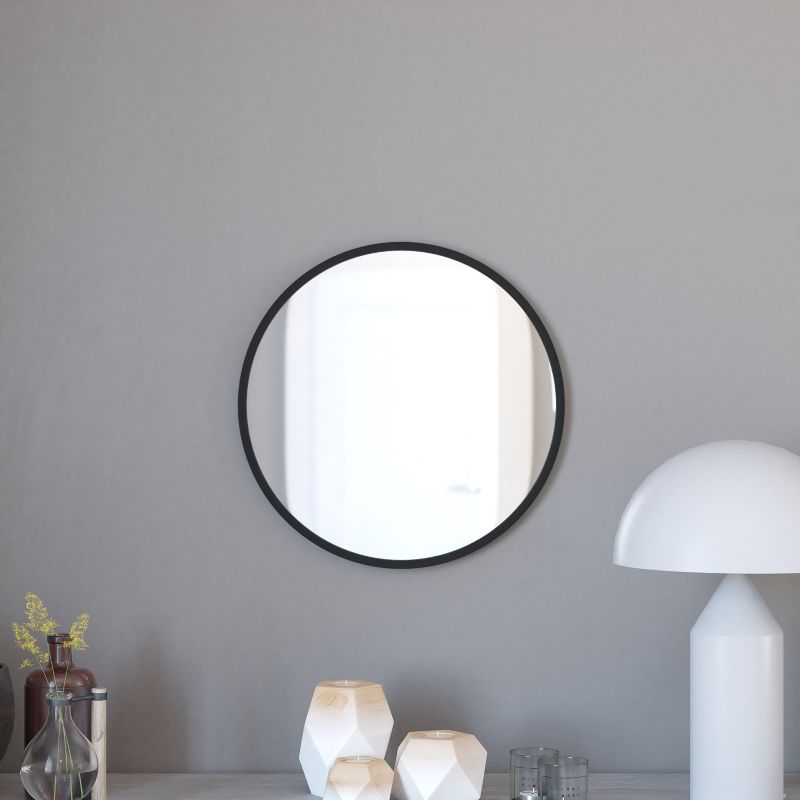 Merrick Lane Accent Wall Mirror with Metal Frame for Bathroom, Vanity, Entryway, Dining Room, & Living Room, 6 of 13