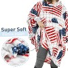 Catalonia Woman Blanket Hoodie Oversized Sweatshirt, Comfy Fleece Pullover Longe Sleeve, One Size Fits All, Gift Woman Wife - 3 of 4