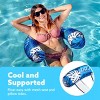 Joyfy Inflatable Pool Floats Chairs, Water Hammock Floating Lounge Adult, Tropical Leaves Beach Lake Floaties Lounger for Relaxing Swimming Party - 3 of 4