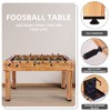 Gulches 48in Competition-Sized Foosball Table - Home Portable Table Football/Soccer Set w/2 Balls, 2 Cup Holders - 2 of 4