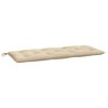 vidaXL Garden Bench Cushion Beige 47.2"x19.7"x2.8" Oxford Fabric - 2 of 4