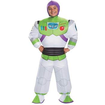 Disguise Boys' Buzz Lightyear Inflatable Costume - Size One Size Fits Most - White