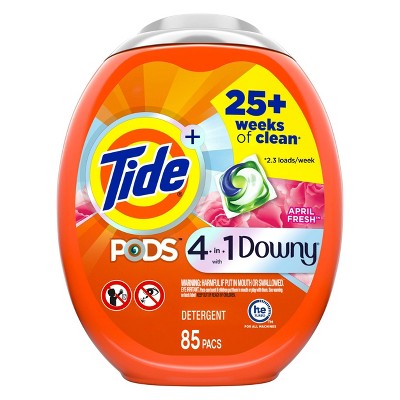 Tide Pods Laundry Detergent Pacs - Downy April Fresh