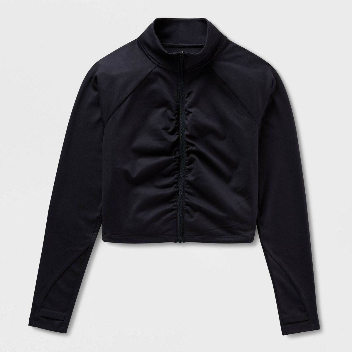 Women's Ruched Knit Full-Zip Jacket - All In Motion™ - thumbnail 6