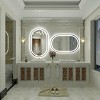 pmir Super Bright 192 LEDs/m LED Lighted Anti-Fog Tempered Glass Irregular Bathroom/Vanity Mirror with ETL & 3-Year Warranty - 4 of 4
