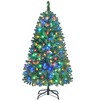 Yaheetech 4.5Ft/6Ft/7.5Ft/9Ft Pre-lit Spruce Artificial Christmas Tree with LED Lights - 2 of 4
