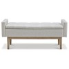 Signature Design by Ashley Contemporary Briarson Storage Bench  Beige/Brown - 4 of 4