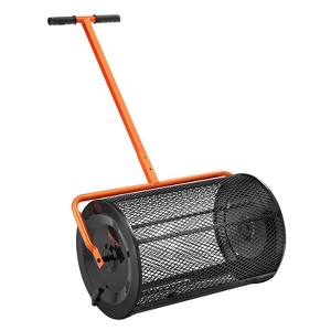 Dexmalle 24 inch Wide 24.4-26.4" Height Adjustable Lawn & Garden Spreaders Compost - 1 of 4