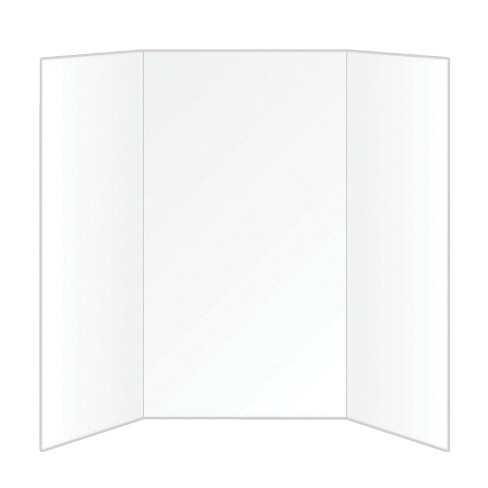 School Smart Folding Bristol Board, 24 x 36 Inches, White, Pack of 100