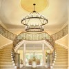 Modern Wagon Wheel Chandelier 2 Tier Farmhouse Chandeliers,Ceiling Pendant Light Fixture for Kitchen Entryway Dining Living Room - 3 of 4