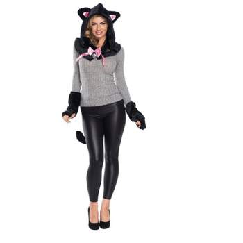Charades Women's Cat Hoodie Kit One Size Fits Most