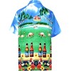 LA LEELA Mens Hawaiian Shirts Short Sleeve Button Down Shirt Men's Shirts Casual Beach Vacation Hawaii Island Shirts for Men Funny XS Teal Booze Blue - 2 of 4