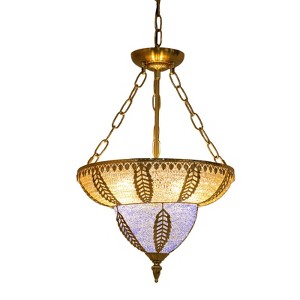 YIYIBYUS Bohemian Style Ceiling Pendant Light, Height Adjustable, Multi-color - 1 of 4