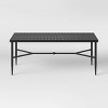 Searsburg Aluminum 6 Person Rectangle Slat Top Patio Dining Table, Outdoor Furniture - Black - Threshold™ - image 3 of 4