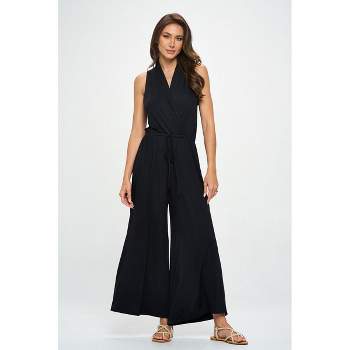 Petal And Pup Sienna Belted Jumpsuit - Black Xl : Target