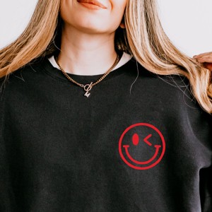 S.W.Smiley Fishing Club Anchor - Women's Lightweight Garment Dyed Sweatshirt - 1 of 4