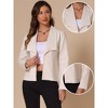 INSPIRE CHIC Women's Shawl Collar Long Sleeve Casual Dressy Jacket - 2 of 4