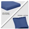 Aoodor Outdoor Chair Cushions Set of 2, Water Resistant Outdoor Deep Seat Cushions with Handle and Adjustable Straps - 4 of 4