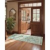 Washable Runner Rug – Floral Peacock Design, Non-Slip, Stain-Resistant Mat for Bedroom, Kitchen, Bathroom - 4 of 4