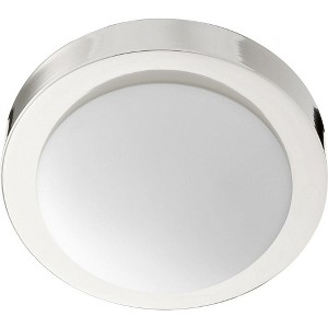 Quorum Lighting Contempo 1 - Light Flush Mount in  Polished Nickel - 1 of 1