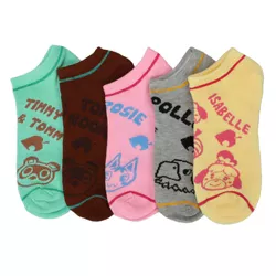 Animal Crossing New Horizons Characters 5-Pack Ankle Socks
