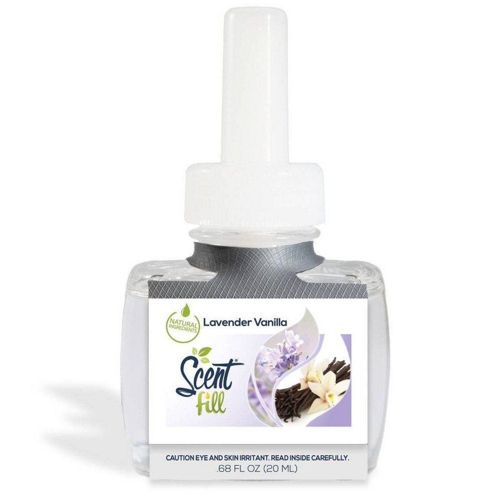 Photos - Air Freshener Scent Fill Plug-in Refill - 100 Natural Lavender Vanilla - 2.85 fl oz