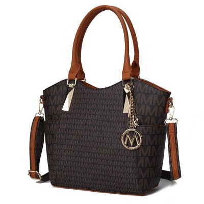 MKF Collection Devorah Stylish Tote Handbag Signature Printed by Mia K