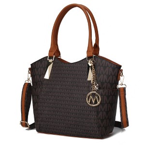 MKF Collection Devorah Stylish Tote Handbag Signature Printed by Mia K - 1 of 4