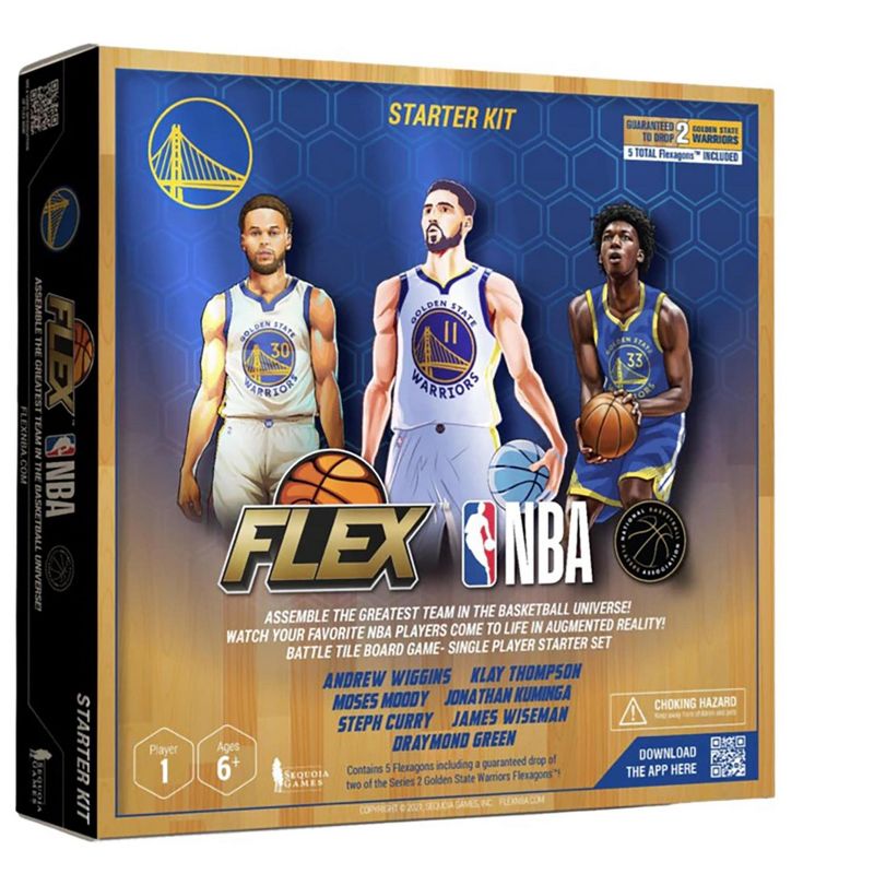 Sequoia Games NBA FLEX Series 2 Golden State Warriors 1 Player Starter Set, 1 of 3
